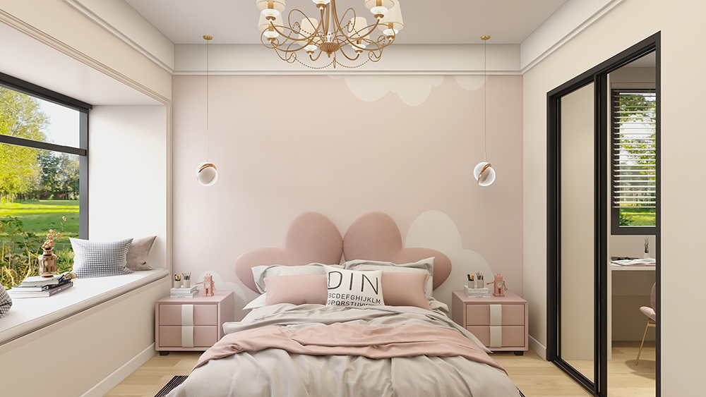 圣都家装丨少女的温馨小屋丨中国上海丨圣都家居装饰有限公司-9