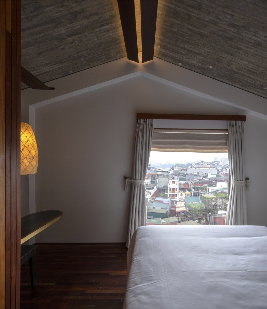 越南迷你酒店“Concon House”悬浮空间设计丨越南河内-23