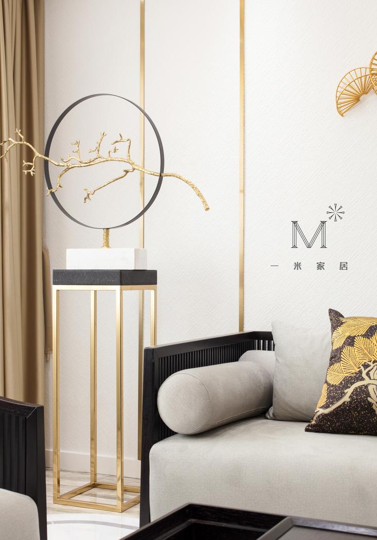 平层丨【一米家居】银杏调  132㎡ 中式-4