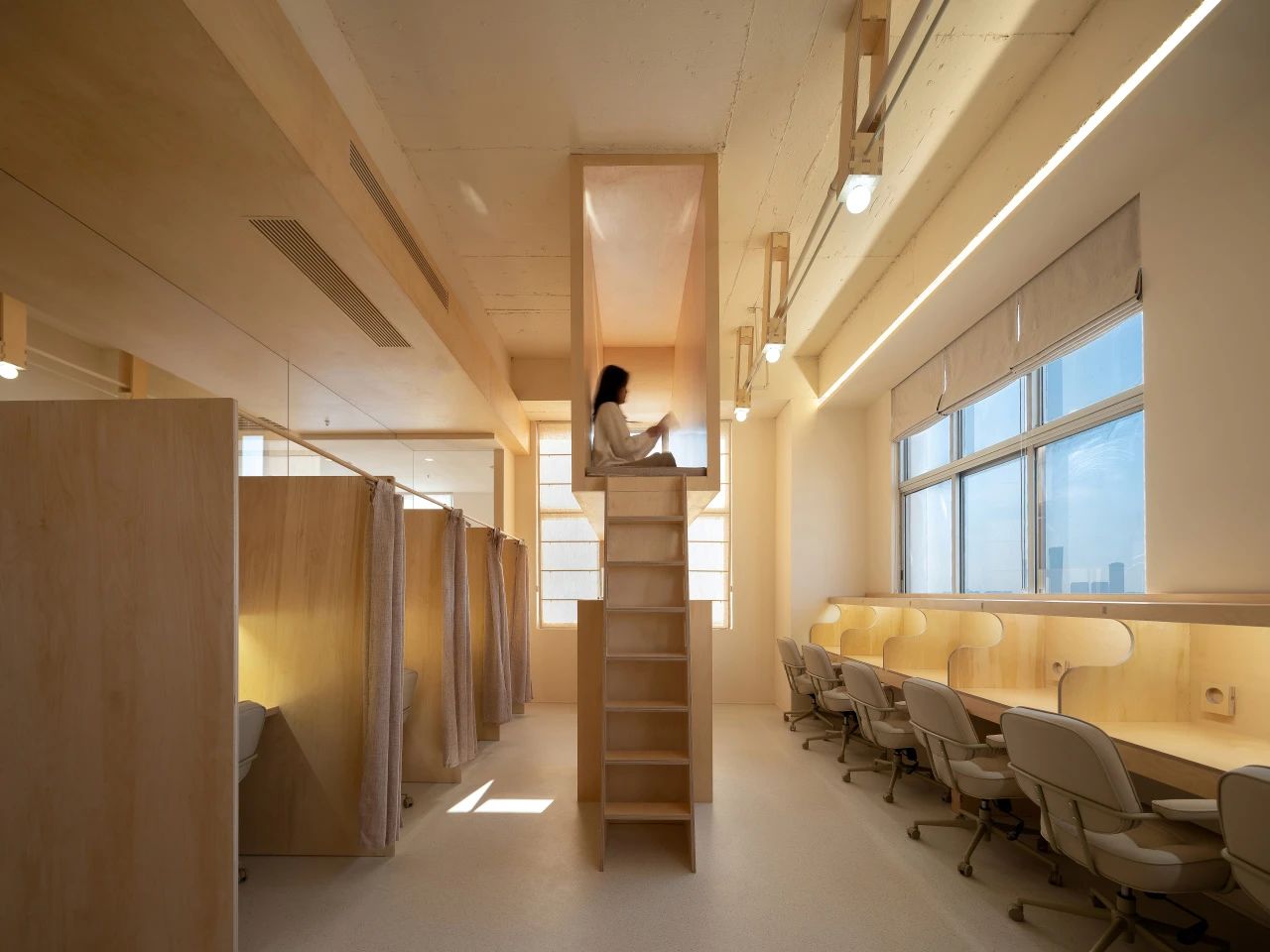 壹心空间自习室丨中国南京丨多么工作室-29