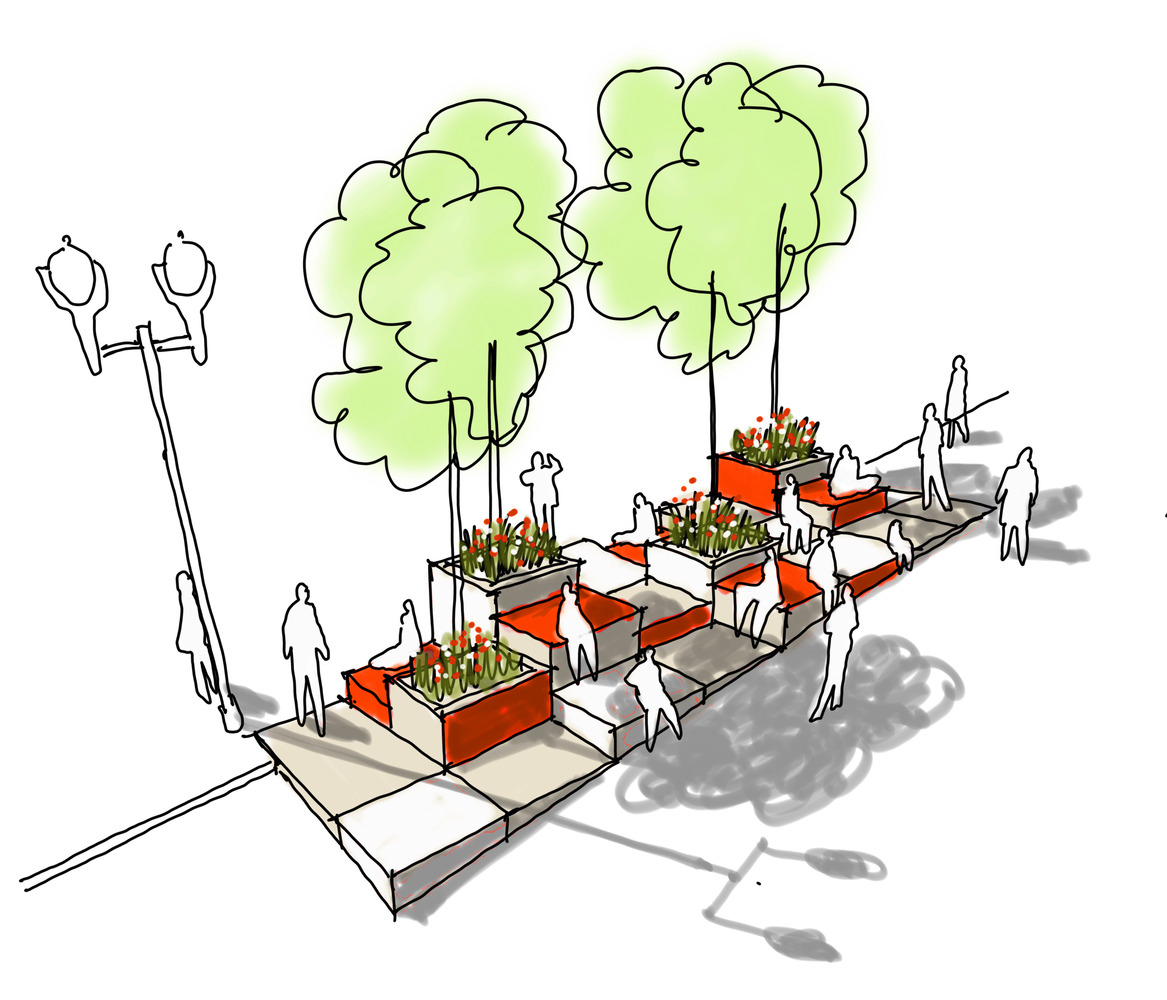 蒙特利尔 Agora Ma·imus · 绿色的像素化开放空间丨加拿大蒙特利尔-42