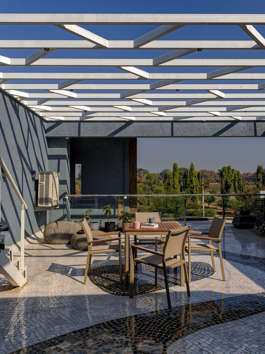 印度 Nanded 区 Chirantan 私宅丨4th Axis Design Studio-12