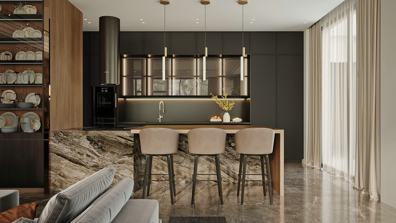 莫斯科千禧公园豪华住宅设计丨俄罗斯莫斯科-7