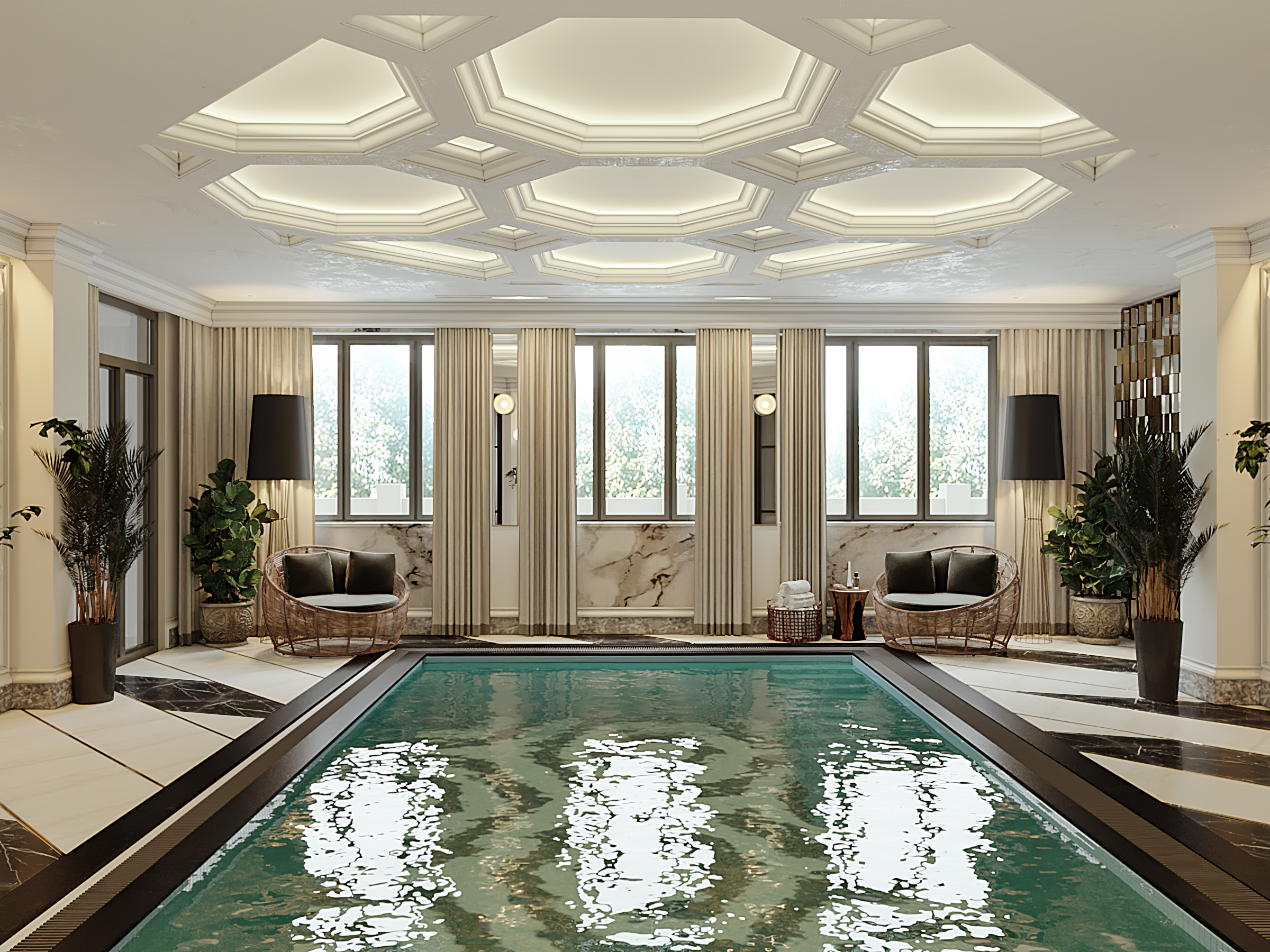 Бассейн в частном доме г .Краснодар.-3