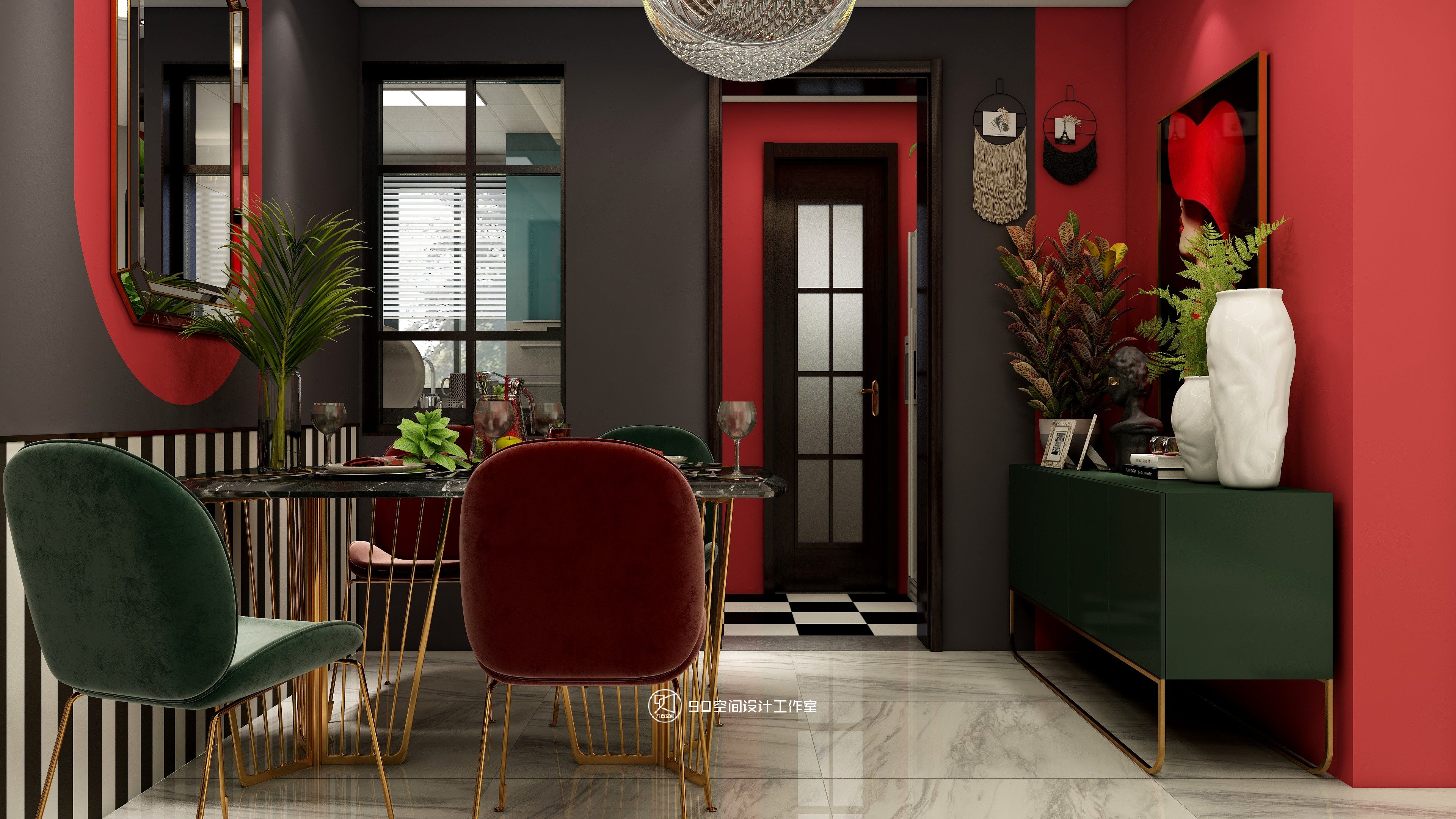 修炼爱情 · 轻奢 90 平方 2 房 2 厅 1 卫设计-29