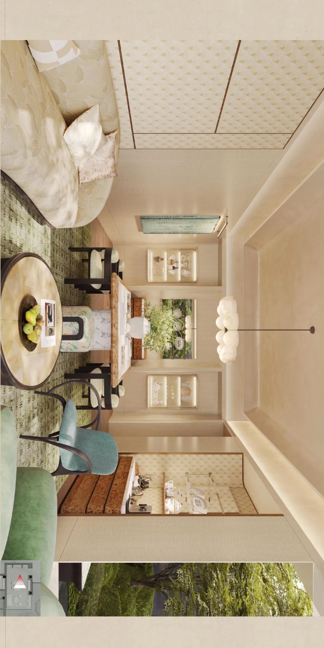 水平线·琚宾丨义乌「绿城·凤栖逸庐」售楼会所-27