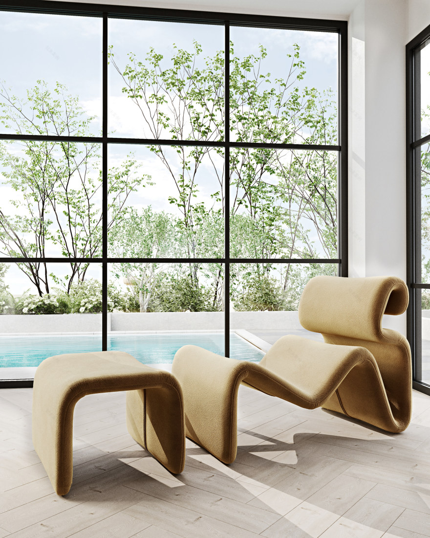 希腊现代经典房屋室内设计-11