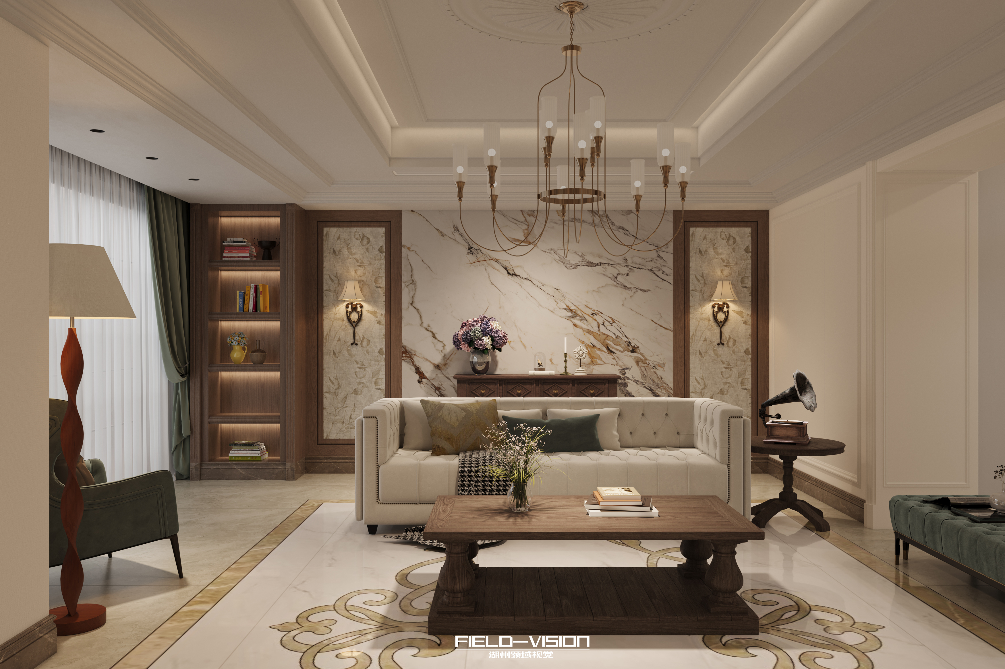 美式乡村风别墅-4