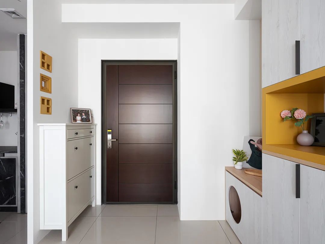 活力童趣的三口之家 · 色彩鲜明的 105㎡舒适住宅设计-5