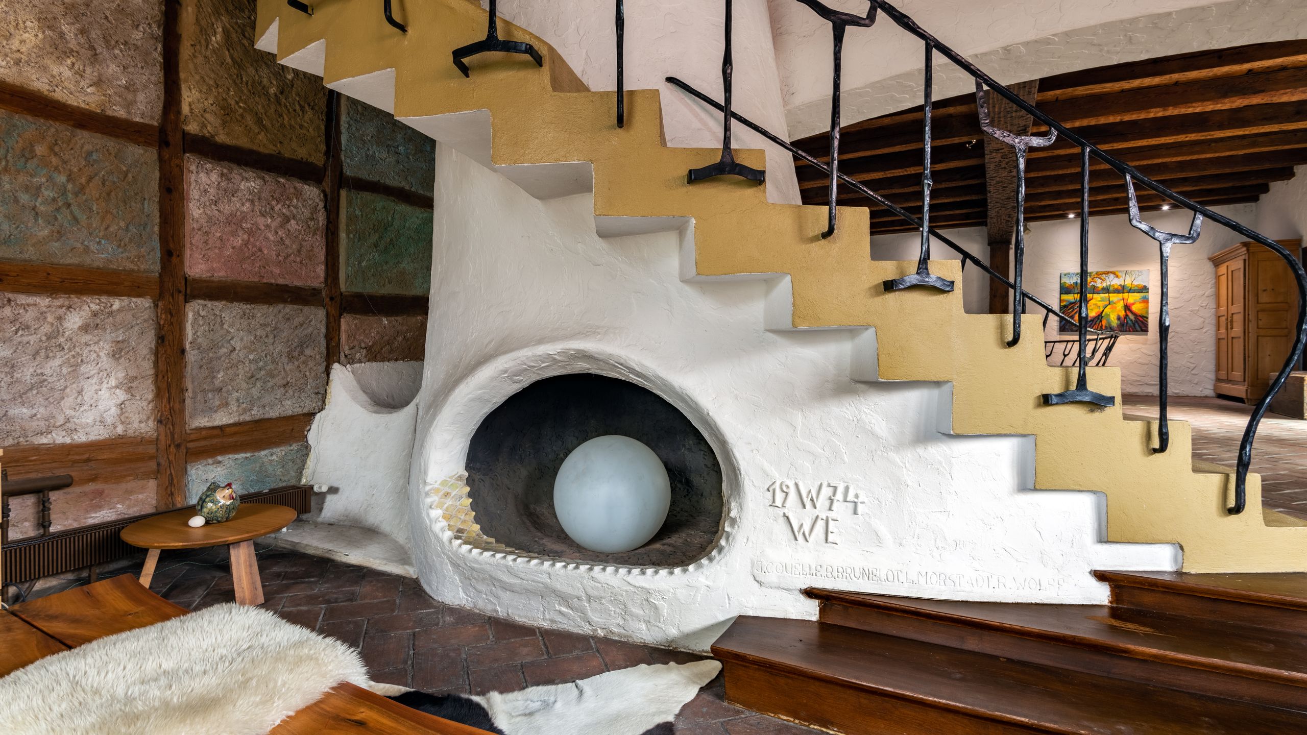 阿尔萨斯660㎡带壮观壁炉古修道院住宅丨法国丨雅克·库埃勒（Jacques Couëlle）-3