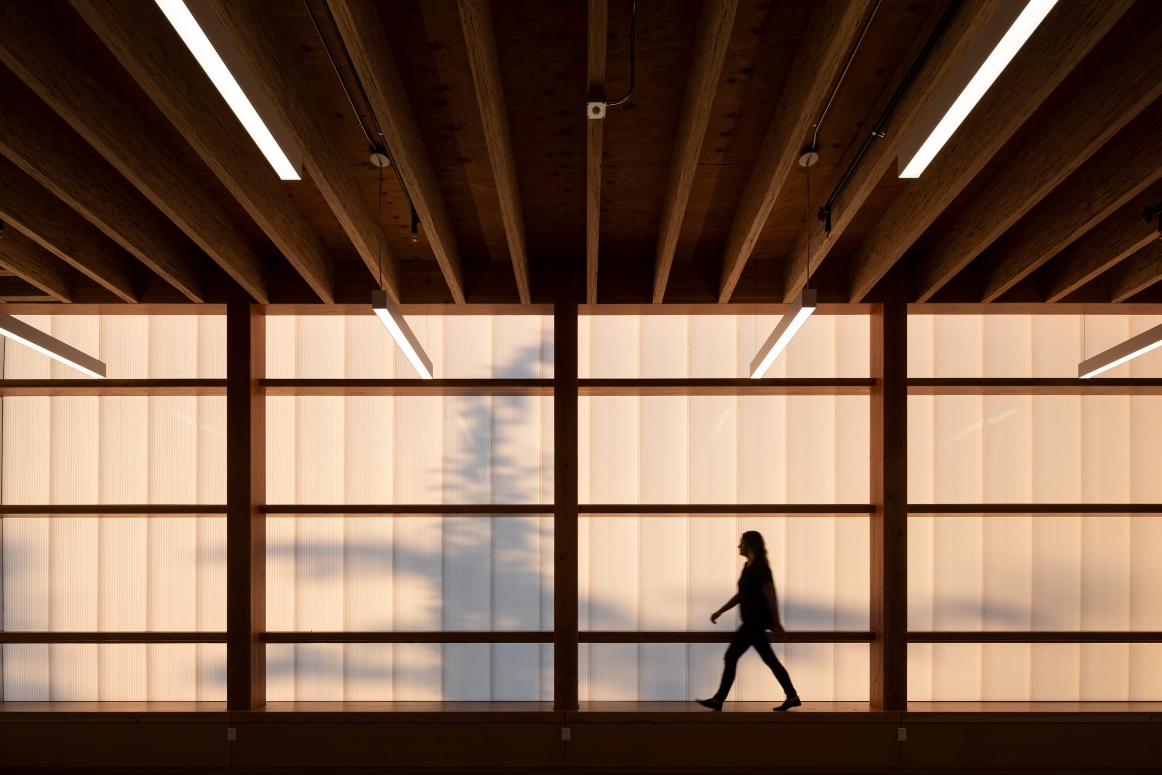 Oregon 大学森林学院两座木结构建筑-42