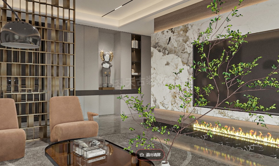 融创壹号院大平层极简轻奢设计-2