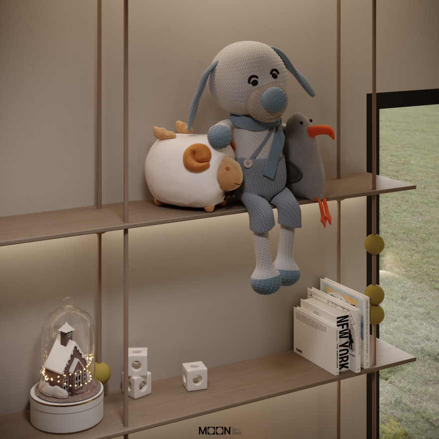 儿童卧室设计丨Moon Studio-10