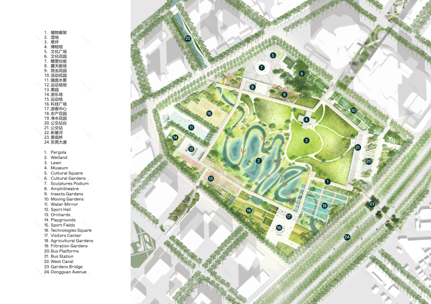 东莞国际商务区中央公园及绿轴概念景观设计国际咨询丨中国东莞丨TALLER,LOLA-10