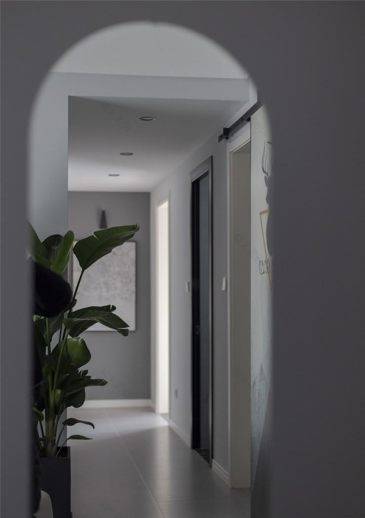 成都郫都 102㎡北欧风家居,浪漫粉灰打造舒适生活空间-25