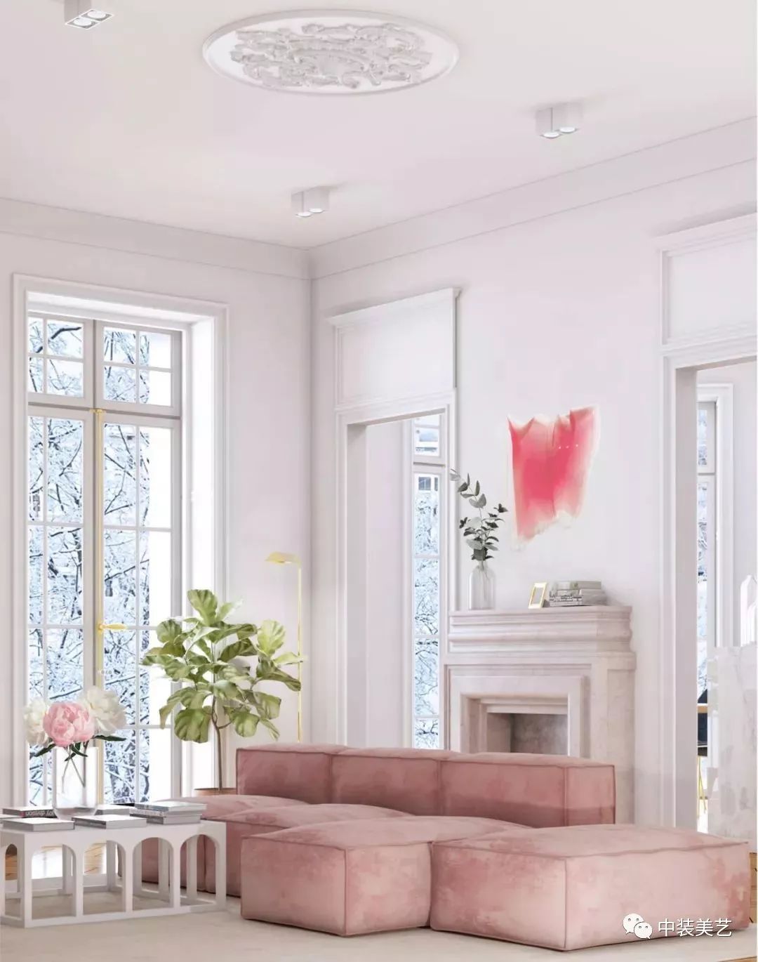 Color/跟着大师学软装-Parisian Apartment by Crosby Studios-20