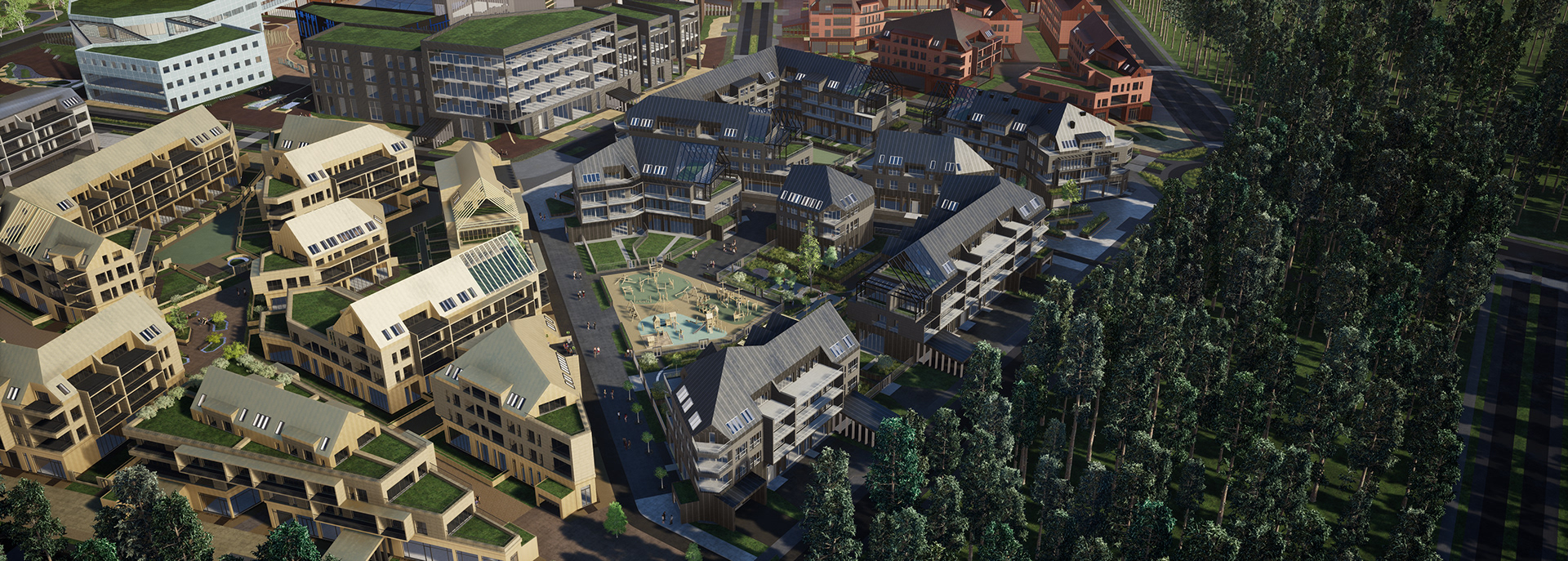 高密度和低层多功能木结构住宅区丨波兰比得哥什丨Damian Dominiczak-121