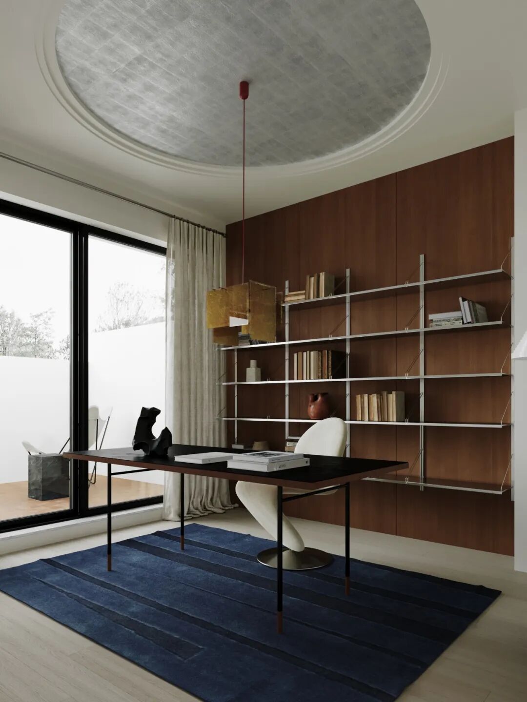 岚一设计｜折衷主义的复古别墅-45