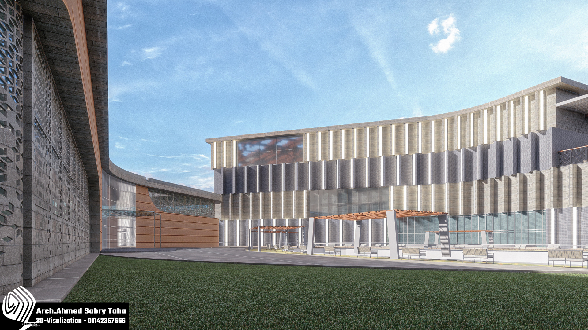 3D Visualization of Aquarium resort-2