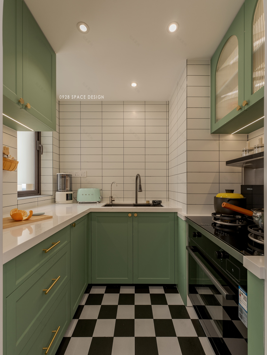 复古风住宅设计-23