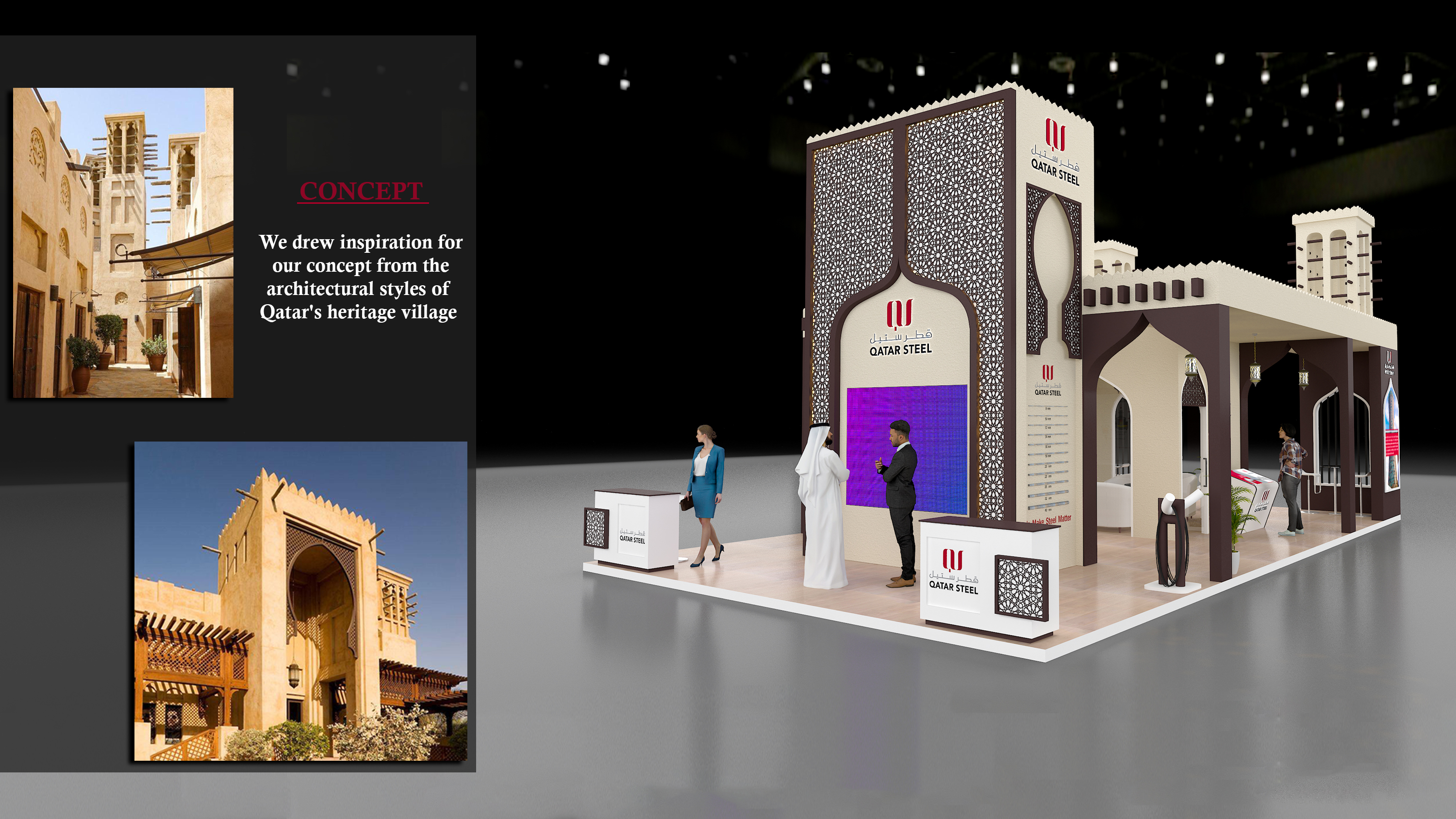 Design concept for QATAR STEEL @BIG 5-0