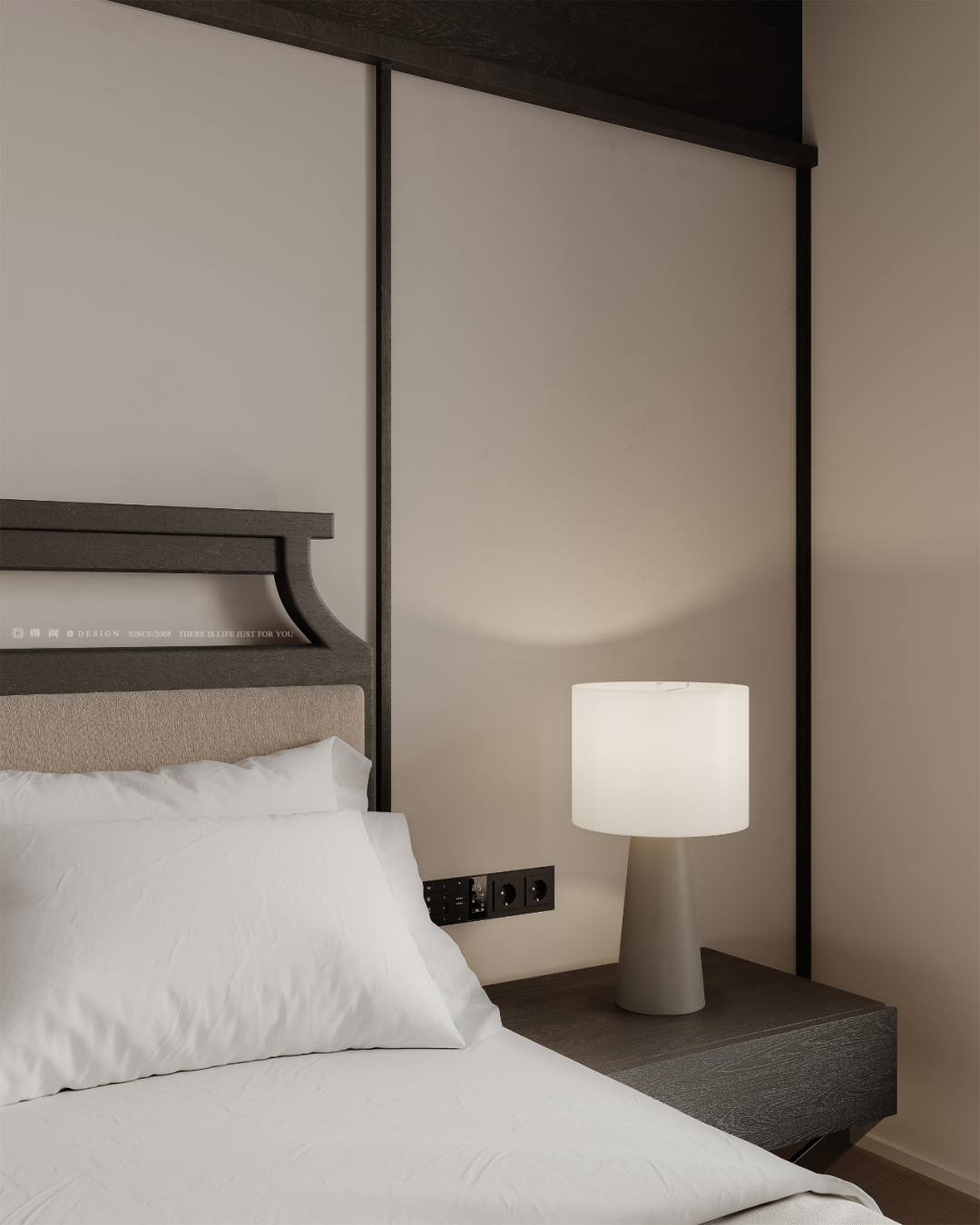 得间设计丨精装改法式婚房，将时光浸润在260㎡的质感新居里-184