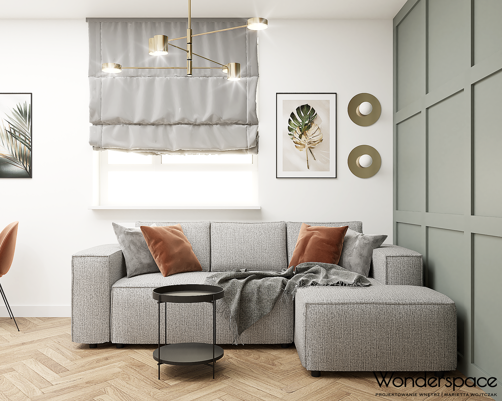 studio with green accent-5