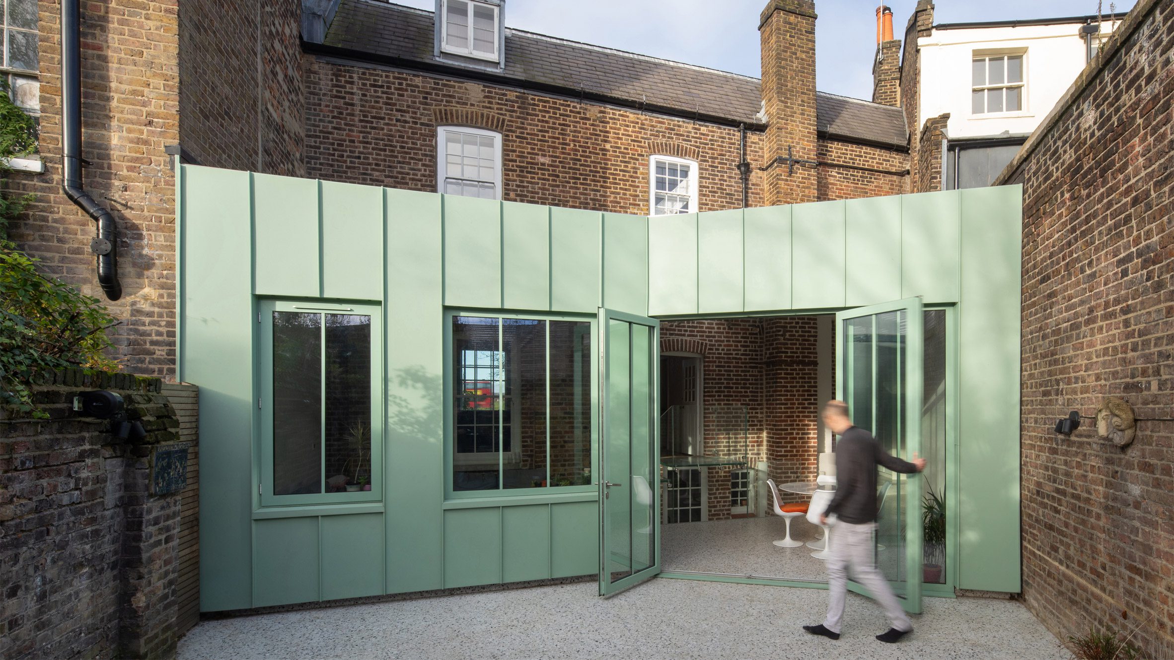 Studio Octopi adds mint-green extension to Georgian house in London-0