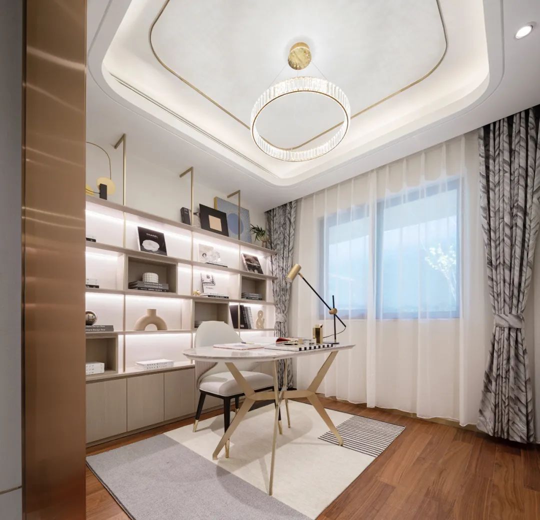 金科恒信集美天宸 | 克莱因蓝的轻奢美学空间-42