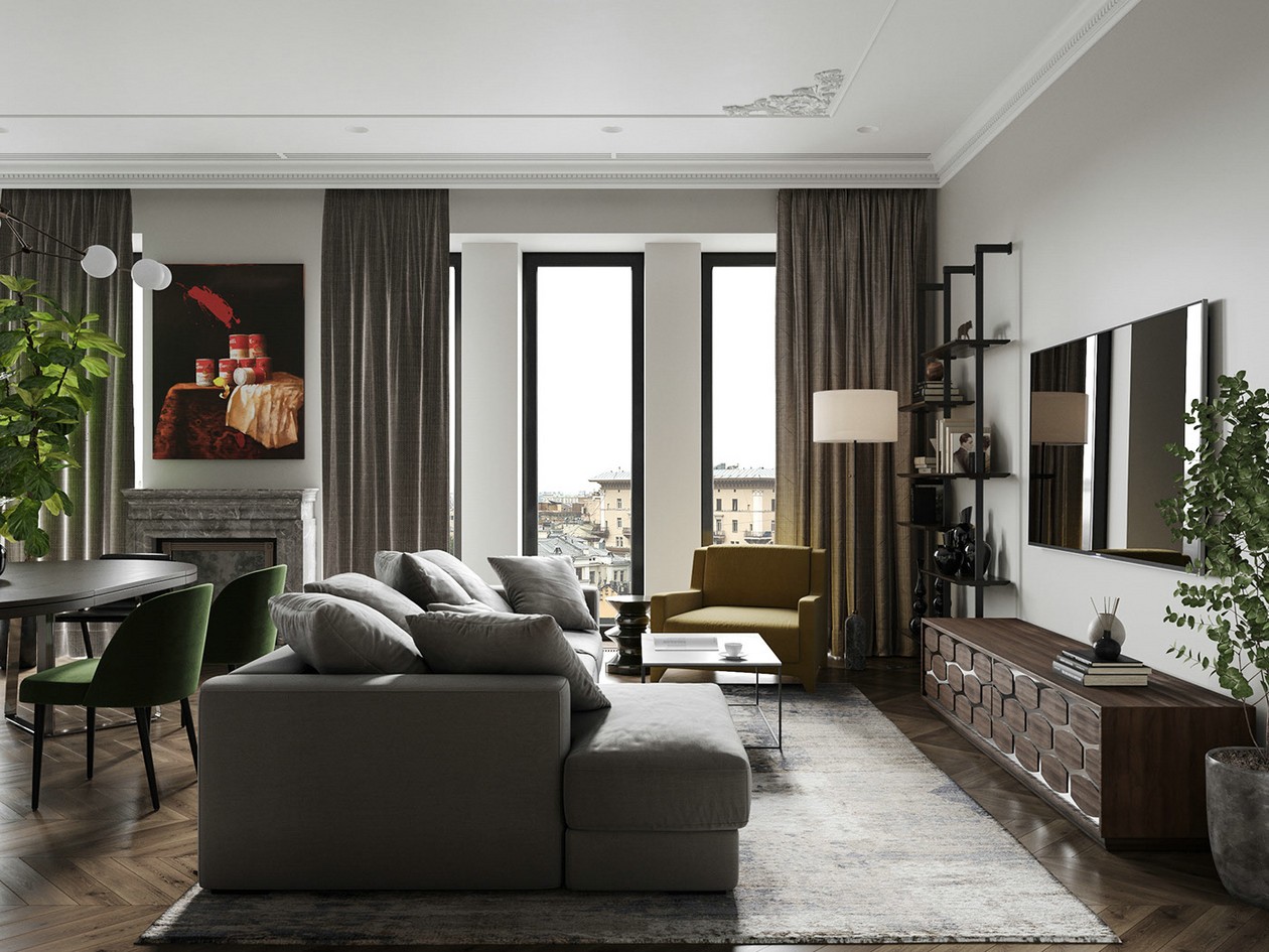 莫斯科公寓 简洁大气！-0