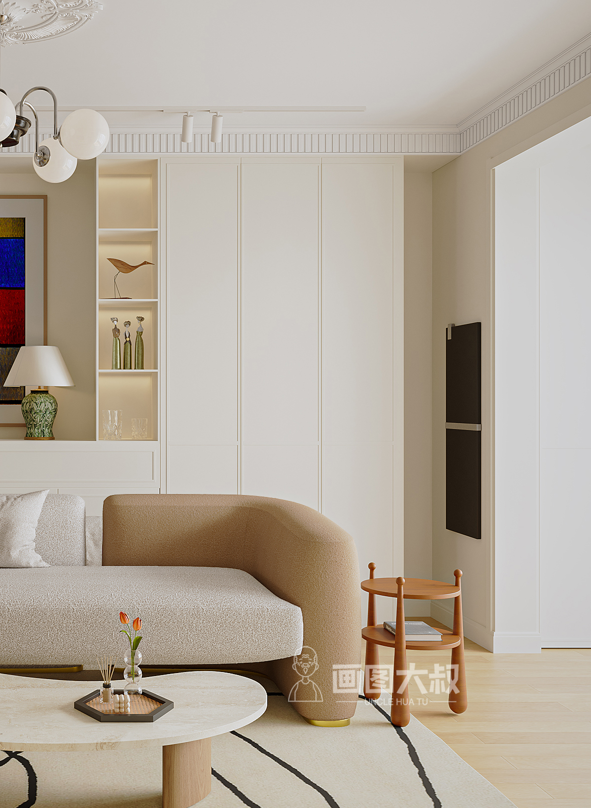 奶油风效果图-7