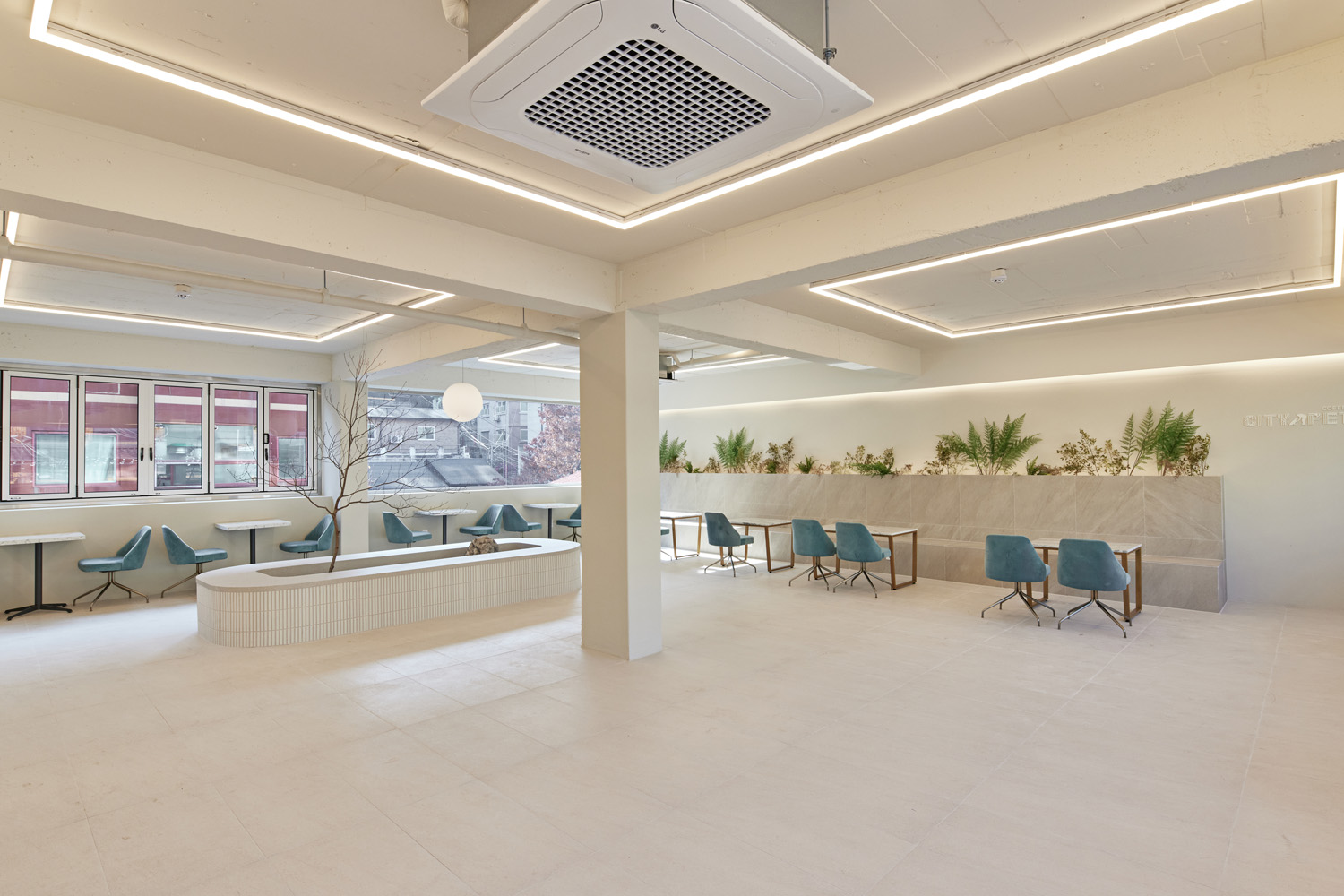 首尔 60 平现代宠物咖啡厅设计-6