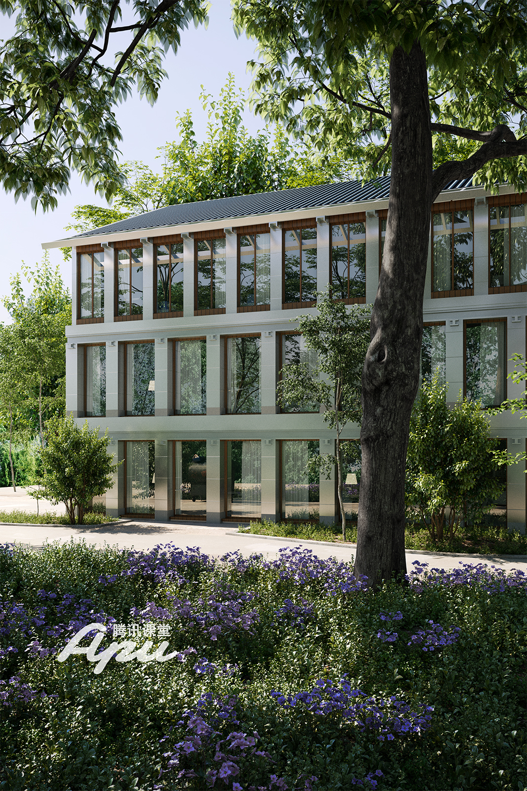 腾讯课堂apu建筑表现作品-7