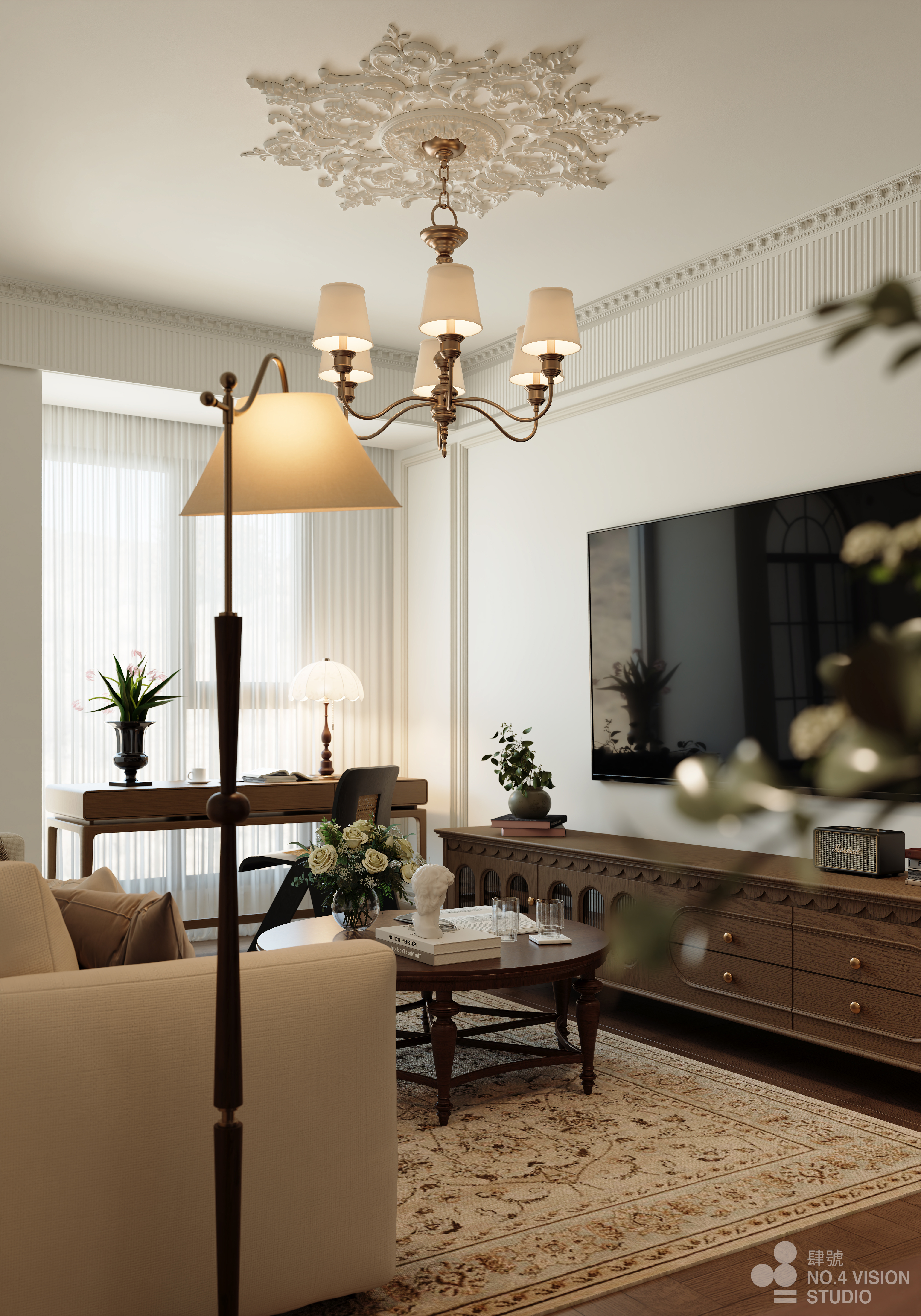 法式小户型方案-5