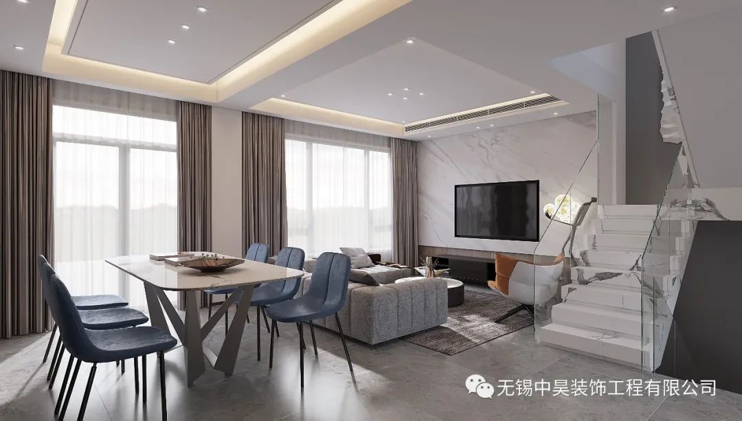 金轮·湖晓兰庭 | 现代中式风格别墅设计-20