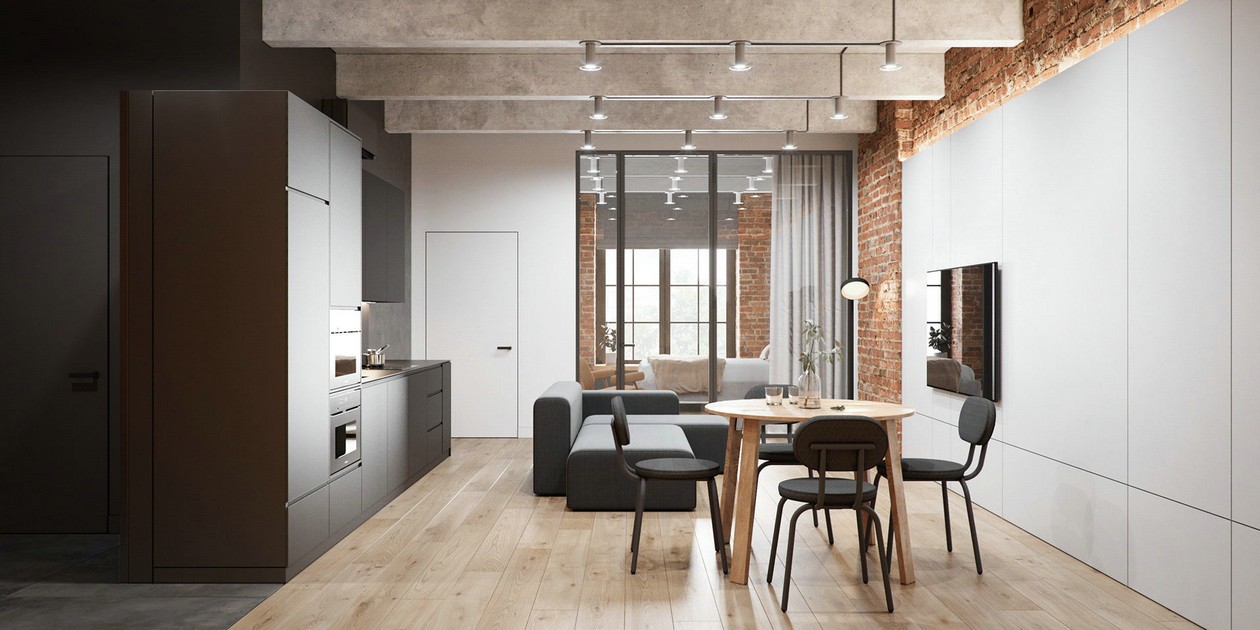 粗糙的工业风住宅设计-5