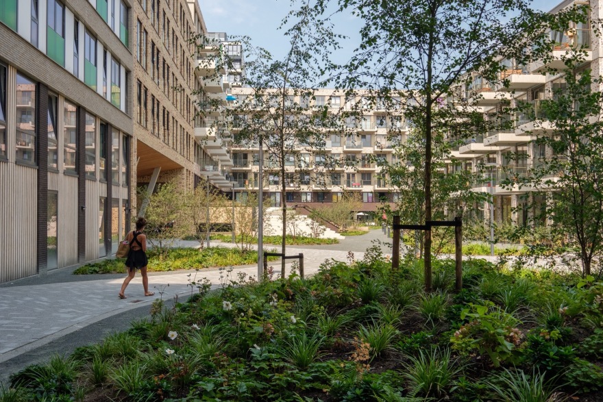 绿意盎然的城市校园 · 阿姆斯特丹 Lieven 公寓丨荷兰阿姆斯特丹丨Bureau B+B-5