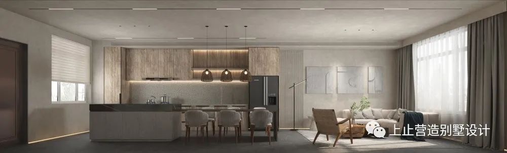 长春岳麓山侘寂复古风丨中国长春丨上止营造别墅设计-4