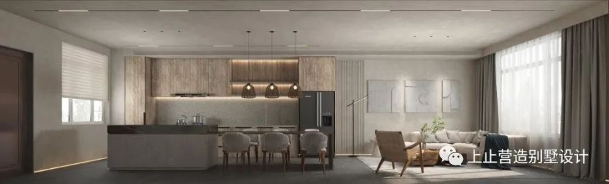 长春岳麓山侘寂复古风丨中国长春丨上止营造别墅设计-4