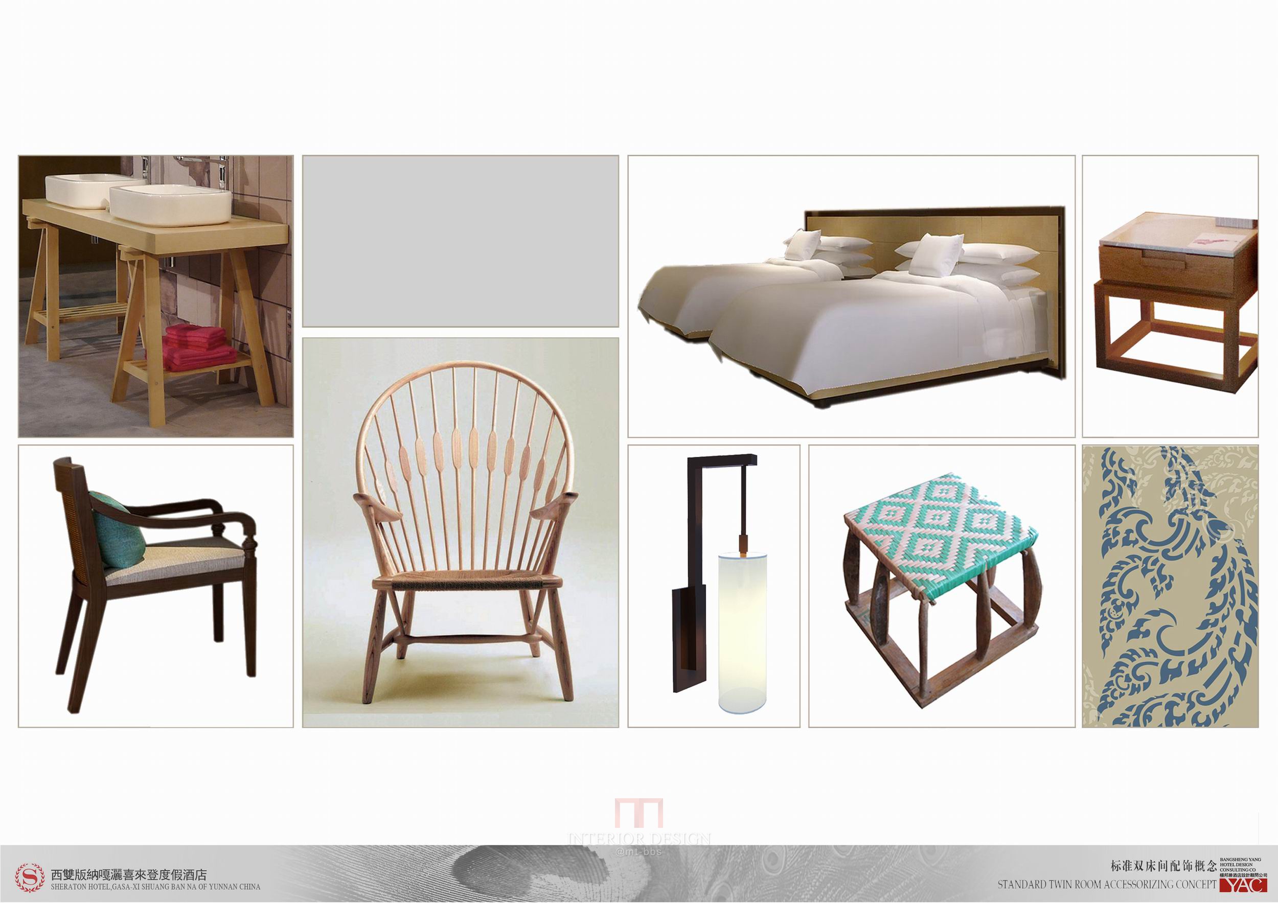 YAC   云南西双版纳喜来登度假酒店样板房概念-23