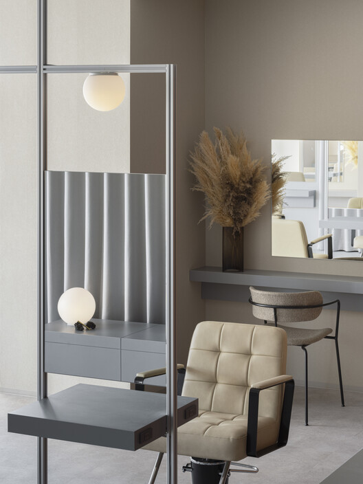 东京 NORA Hair Salon 绿色光空间设计丨日本东京丨Kenta Nagai Studio-17