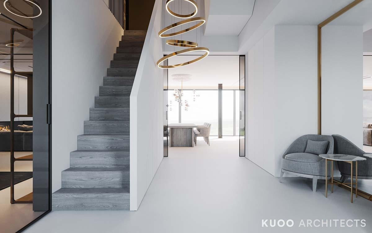 KUOO Architects设计--英国豪华与迷人的金属口音-17
