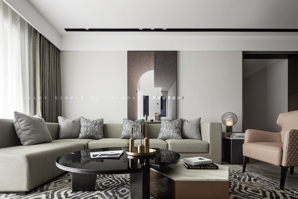 广西钦州灵山现代城样板间·东巷轻素打造光与影的世界-8