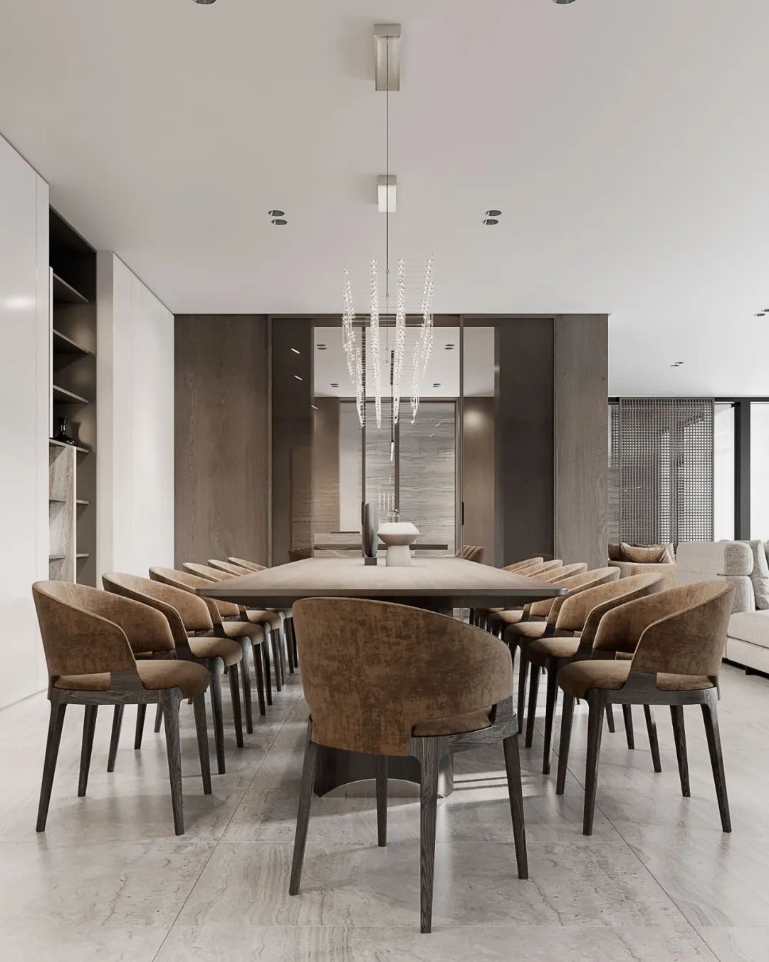 735㎡现代极简别墅设计丨LeQB Architects-43