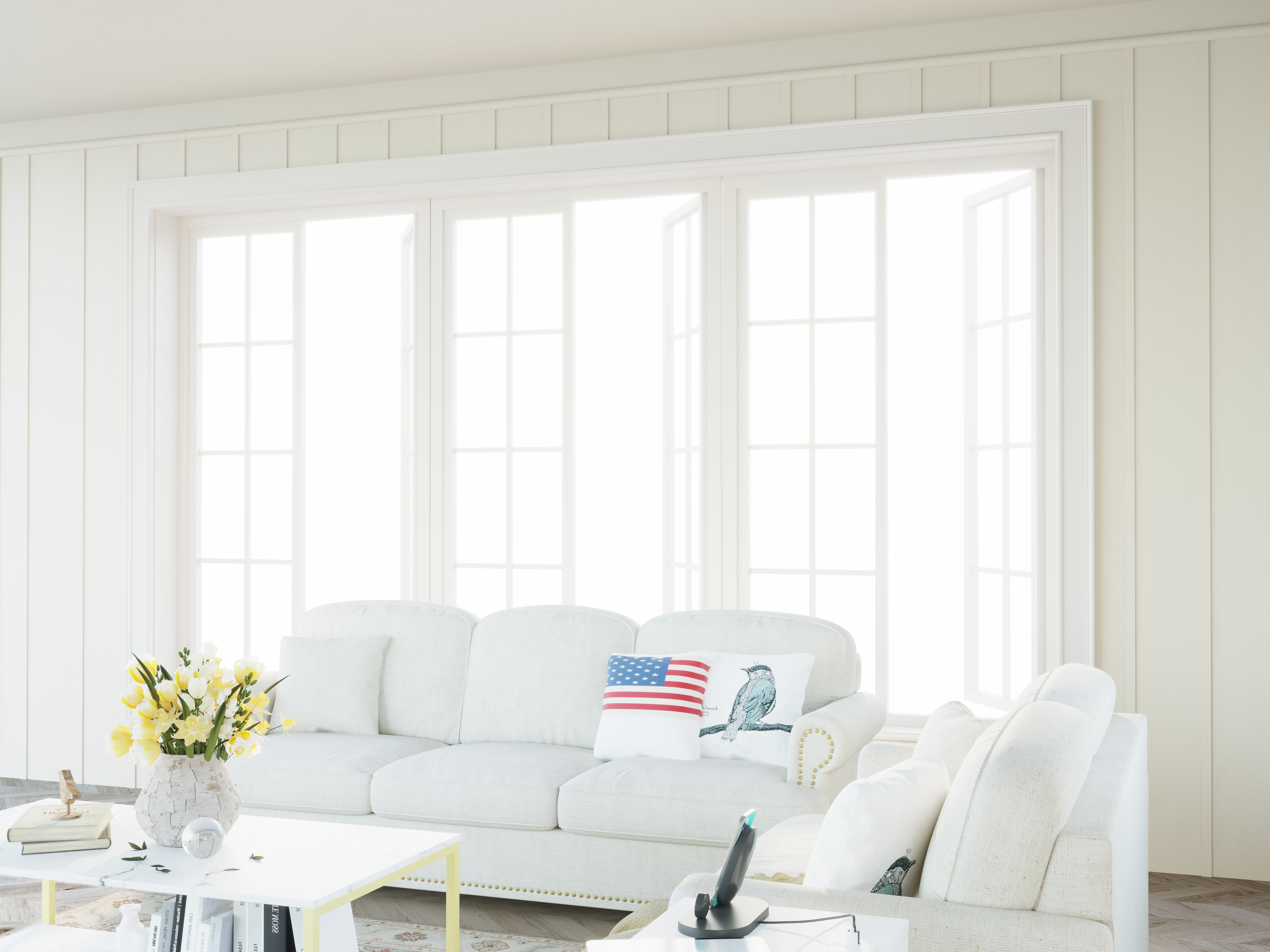 客厅场景渲染图片（3dmax）-1