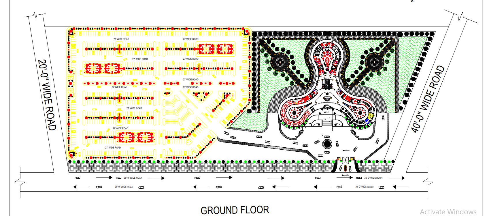 Shopping Mall (2D Plan)-1