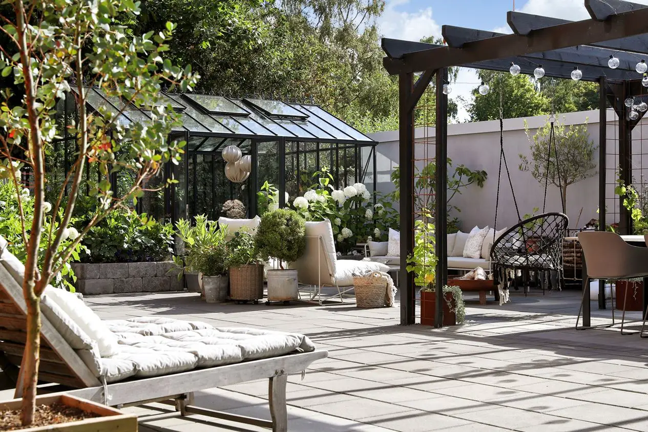 30 年代瑞典风格魅力之家,绿意盎然 garden house-25