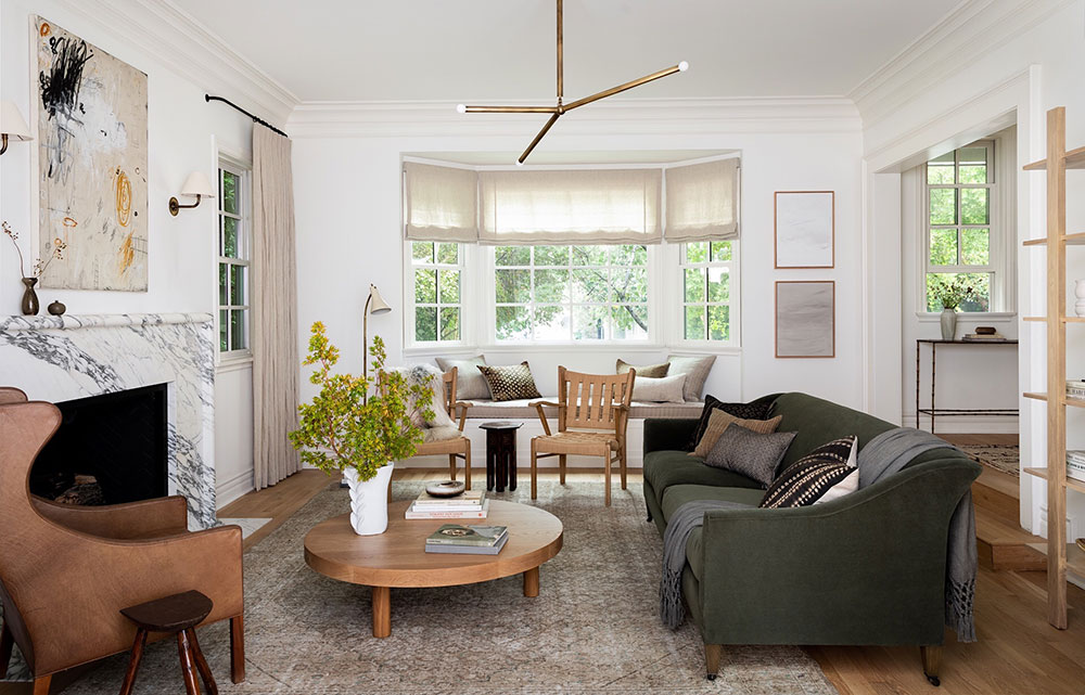 加州著名博主的温馨石制壁炉之家-4