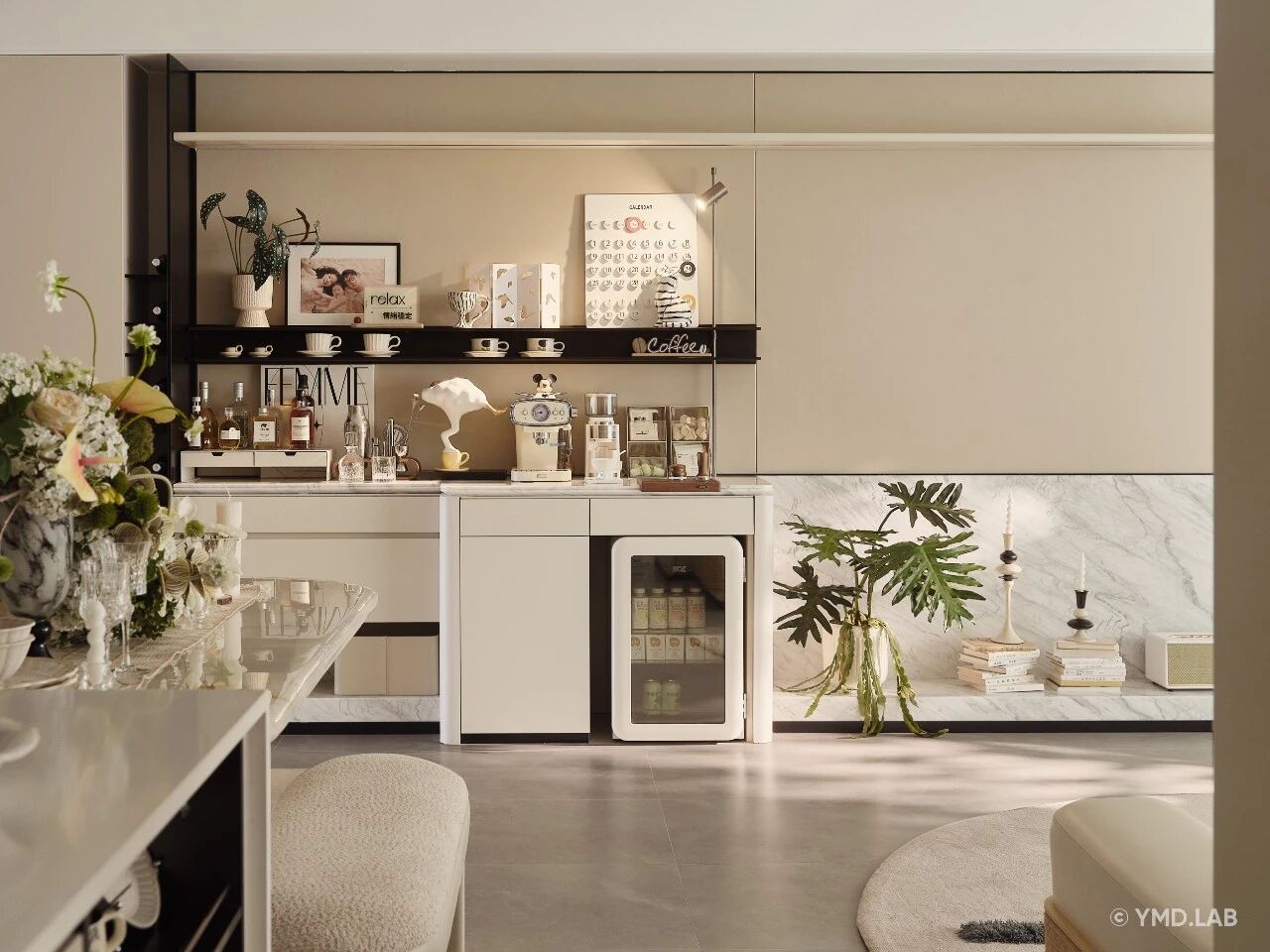 上海120m²奶油风亲子宅,凝固的温柔丨中国上海丨岳蒙设计-9