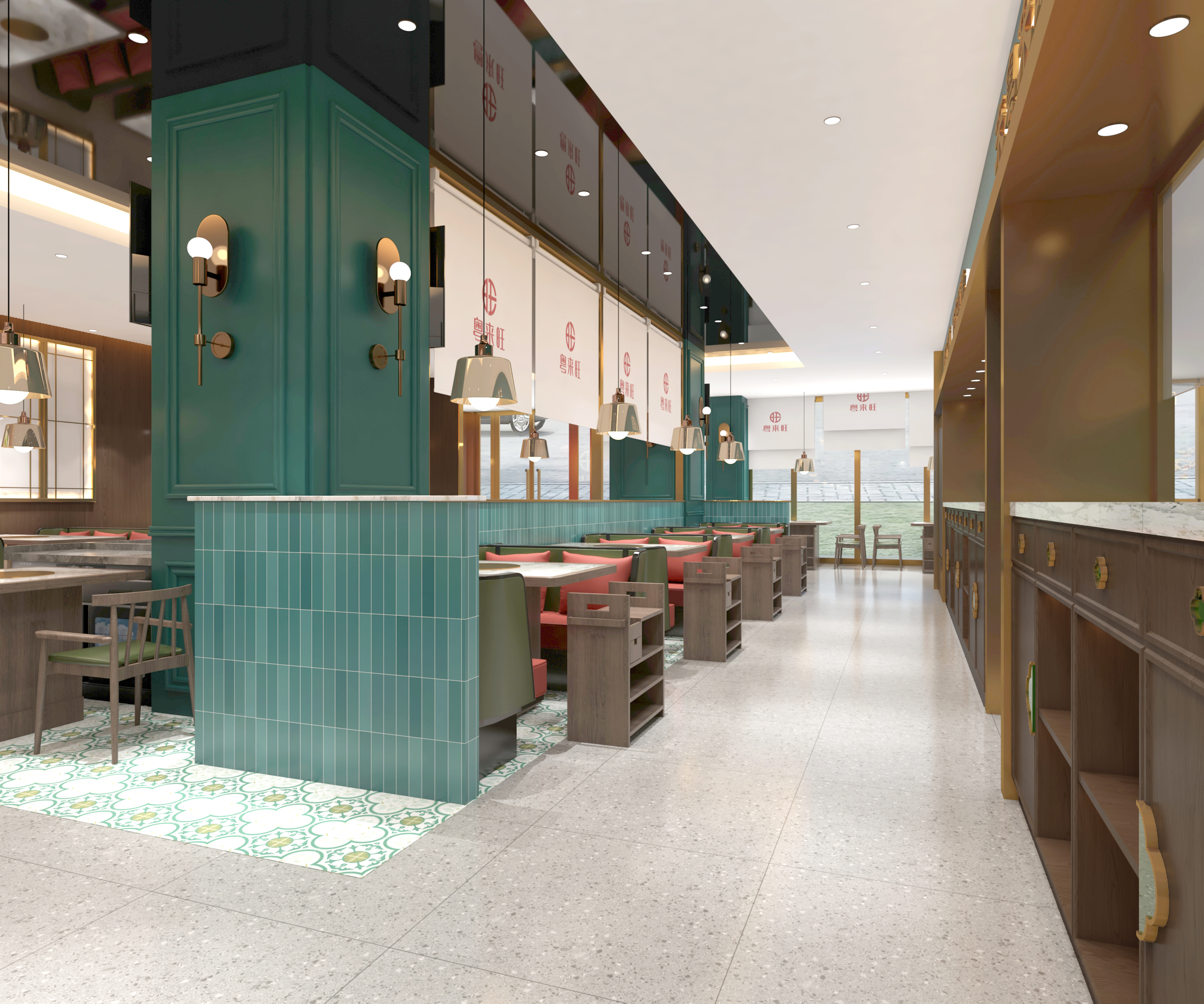 粤菜饭店室内设计项目-13